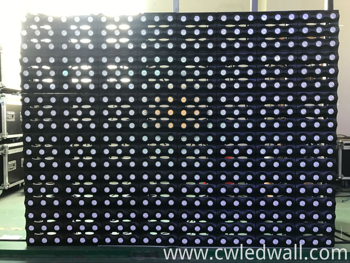 36*3w led matrix dj stage